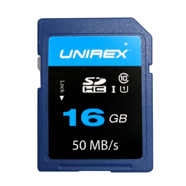 Unirex SDHC Card 16GB Class 10 (UHS1) Memory Card