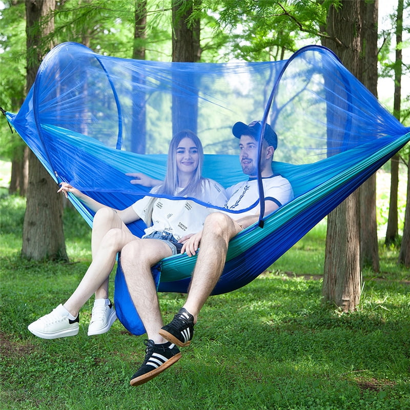 Comfort Double Person Camping Hanging Hammock Travel Outdoor Sleeping Swing Bed 
