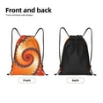 thumbnail image 5 of Bingfone Orange Rotating Drawstrings Backpacks Bags For Men Women Gym Drawstrings Bag, 5 of 9
