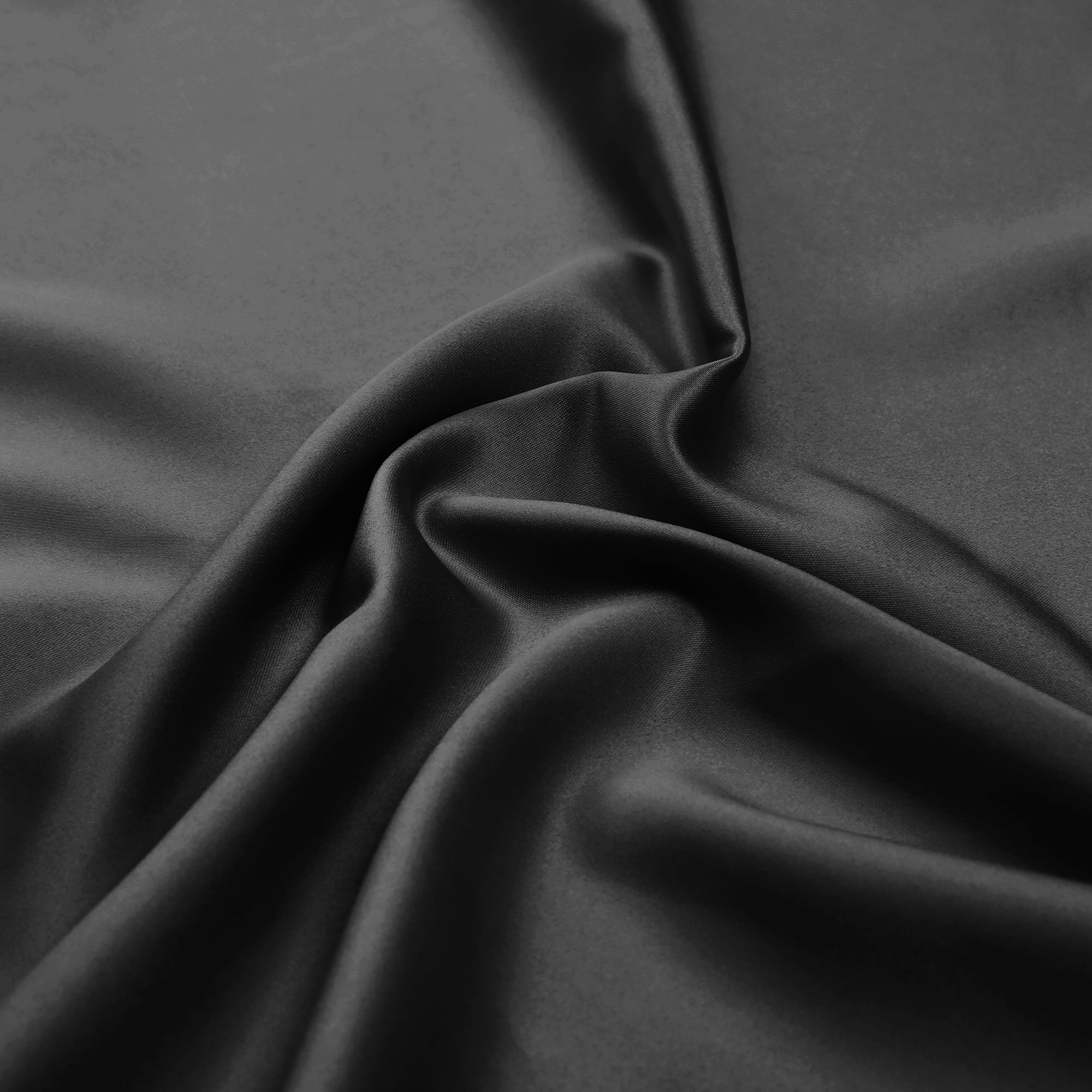 Unique Bargains Satin Pillow Case Cooling Pillowcases with Envelope Closure Queen Black