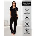 thumbnail image 4 of Ensembles de Pyjama pour Femmes - Haut de Pyjama à Col Cranté et Pantalon de Pyjama - Logo de Pyjama pour Femmes, 4 of 5
