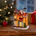 thumbnail image 2 of Gunhay Battery Powered Christmas Village House Decoration with LED Light, E, 2 of 7