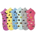 thumbnail image 2 of NevEND 12 Pairs Women Novelty Ankle Socks Colorful Comfort Soft Lightweight Sports Athletic Cotton Socks Size 5-10, 2 of 3
