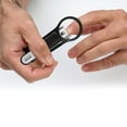 thumbnail image 1 of Cortaúñas de acero inoxidable con captador - abertura grande para personas mayores, mango ergonómico ancho, herramienta portátil para manicura y pedicura, 1 of 2