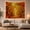 Autumn Forest Sun, variant on Autumn Mountain Lake With Golden Trees, Serene Vintage Style for Nature Lovers, Nature Wall Art, Thanksgiving Hostess Gift, Tapestry Wall Hanging for Bedroom and Living Room