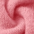 thumbnail image 6 of NTACZA Pink Oversized Sweater Women Loose Fitting V Neck Sweater Cozy Pullover Long Sleeve Knit Tops Ladies Jumpers M, 6 of 6