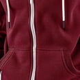 thumbnail image 4 of guisaled Mens Sweatsuit 2 Pieces Set Casual Jogging Athletic Hooded Tracksuits Long Sleeve Full Zip Color Blocks Workout Sportwear Outfit, 4 of 8
