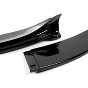 Stay Tuned Performance Front Bumper Splitter Spoiler Lip For 2006-2010 BMW E60 M5 H-Style Painted Black