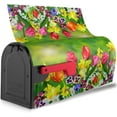 thumbnail image 3 of Daffodils and Tulip Flower Mailbox Covers Magnetic Standard Size 25.5" X 21" Spring Summer Mailbox Cover Decorations Wrap, 3 of 6