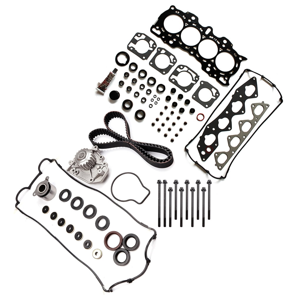 ECCPP Engine Replacement Timing Chain Kit Water Pump Head Gasket Bolts