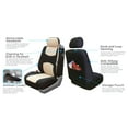 thumbnail image 5 of FH Group Universal Fit Cloth Car Seat Covers, Built-in Seat Belt Front Set - Beige FB351102BEIGE, 5 of 6