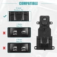 thumbnail image 5 of Car Front Right Power Window Door Lock Switch 35760SNAA13 For Honda Civic 06-11, 5 of 5