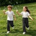 thumbnail image 5 of Nugftut Pants for Boys Elastic Waist Casual Loose Fit Long Pants with Pockets for Daily Outdoor Wear Sizes 110, 5 of 9