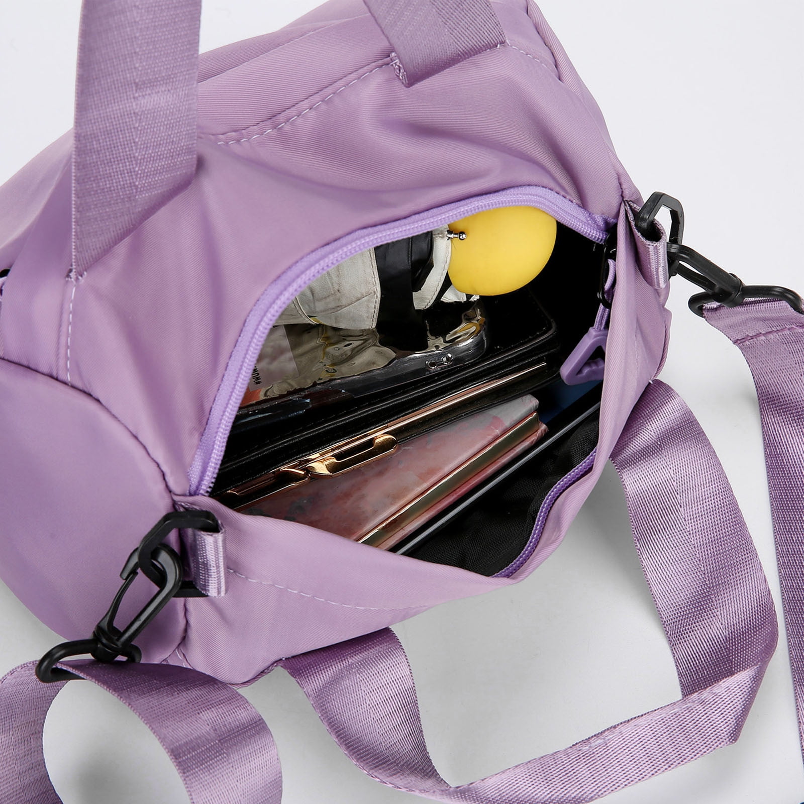 SCNOR Lunch Bag for Women and Men,Insulated Lunch Tote,Stitch Bento Bags,Purple