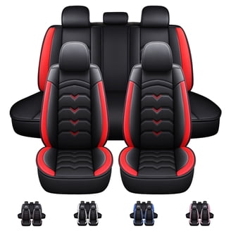 Otoez 9-Piece PU Leather Seat Cover Set For Honda 5-Seat Cars – Waterproof & Custom Fit