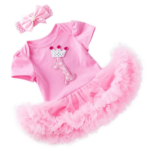 STRANDCHIC Baby Girls Romper Cotton Pink 1 Set