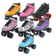 thumbnail image 1 of Riedell Quad Roller Skates - Dart- Zebra, Solid Colors, 1 of 6