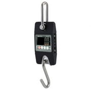 Electric Compact High Precise di gital LCD Display 300KG 660LBS With 3 Modes Mini Hook Crane Hanging Weight Scale For Home Farm
