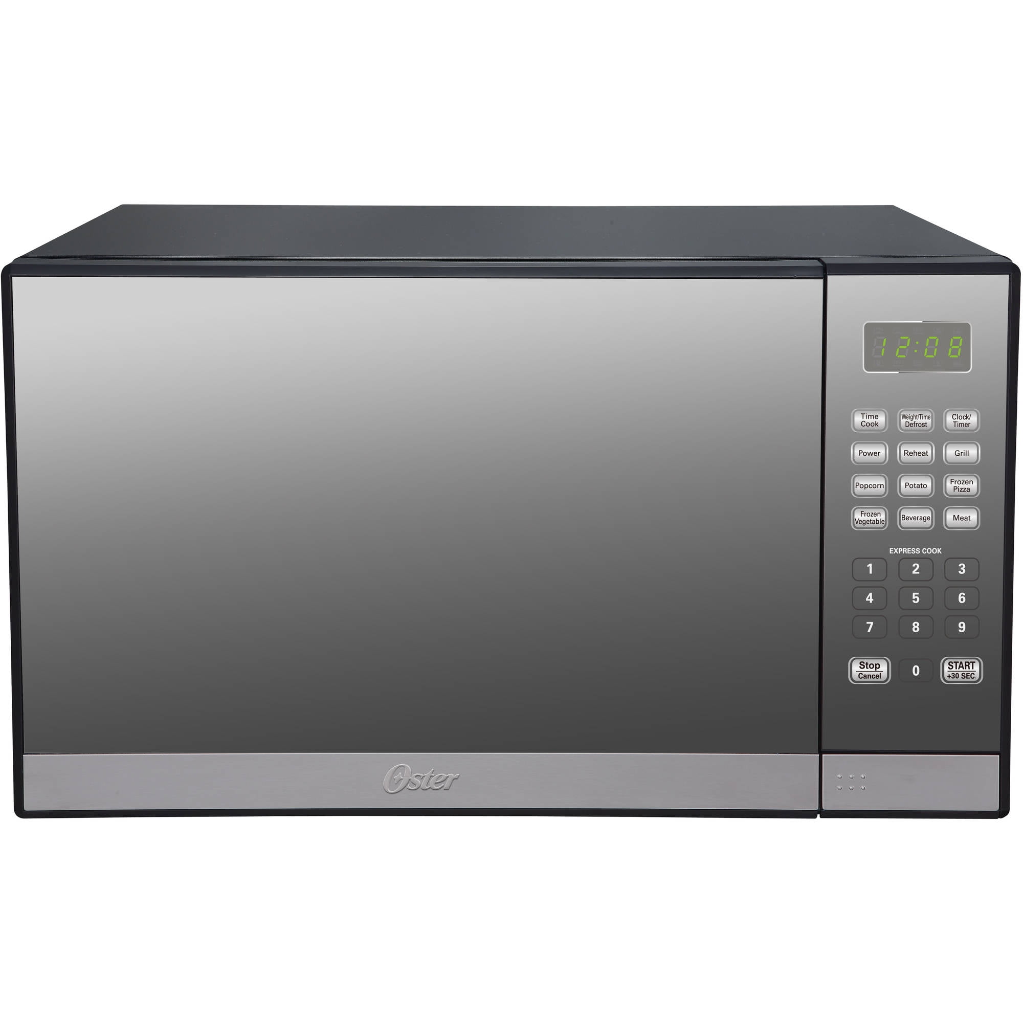 Oster 1 3 Cu Ft Stainless Steel With Mirror Finish Microwave