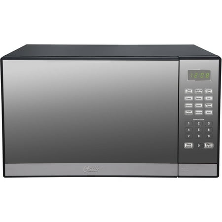 Oster 1.3 Cu. Ft. Stainless Steel with Mirror Finish Microwave Oven with (Best Over The Range Microwave For The Money)
