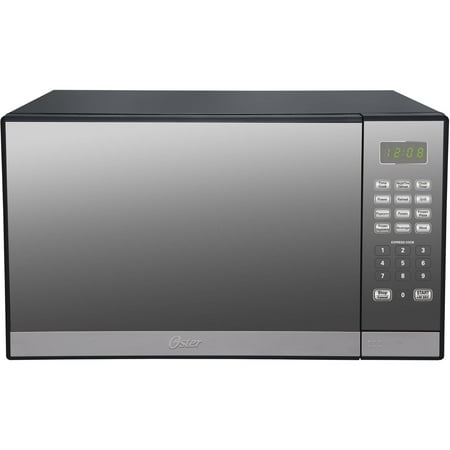 Oster 1.3 Cu. Ft. Stainless Steel with Mirror Finish Microwave Oven with (Best Over The Range Convection Microwave 2019)