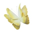 thumbnail image 2 of Mariposa artificial gigante 3D de 50 cm/20 pulgadas, decoración para bodas Amarillo, 2 of 9