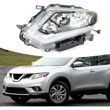 LABLT Headlight Replacement for Nissan Rogue 2014 2015 2016 Halogen Headlight Headlamp Left Driver Side