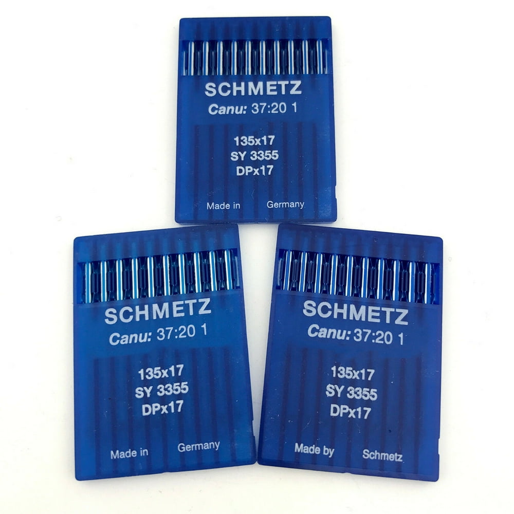 30 Pk. Schmetz 135X17 DPX17 Industrial Walking Foot Sewing Machine Needles Size 20 (Metric Size