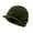 Camouflage, variant on Clearance Sale! Winter Beanie with Visor & Earflaps for Men, Outdoor Hat & Scarf Set Army Green