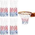 thumbnail image 1 of 4 Pcs Small Net Replacement for 8 Loops Mini Basketball Hoop, Rainproof Sunscreen for All-Weather 8"-10.25" Rims Basketball Hoop Net for Indoor and Outdoor Replacement Net, 1 of 7