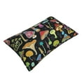 thumbnail image 3 of Naloa Bright Mushrooms Pillowcase, Throw Pillowcase, Wrinkle-Free, Stain-Resistant with Hidden Zipper for Bedroom Sofa - 16"x24", 3 of 9
