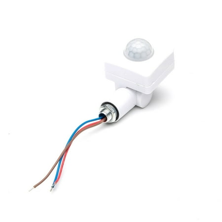 

AC85-265V IP65 Motion Sensor Adjustable PIR Switch Ultrathin LED Light PIR Outdoor Motion Sensor Detector 10Mm White