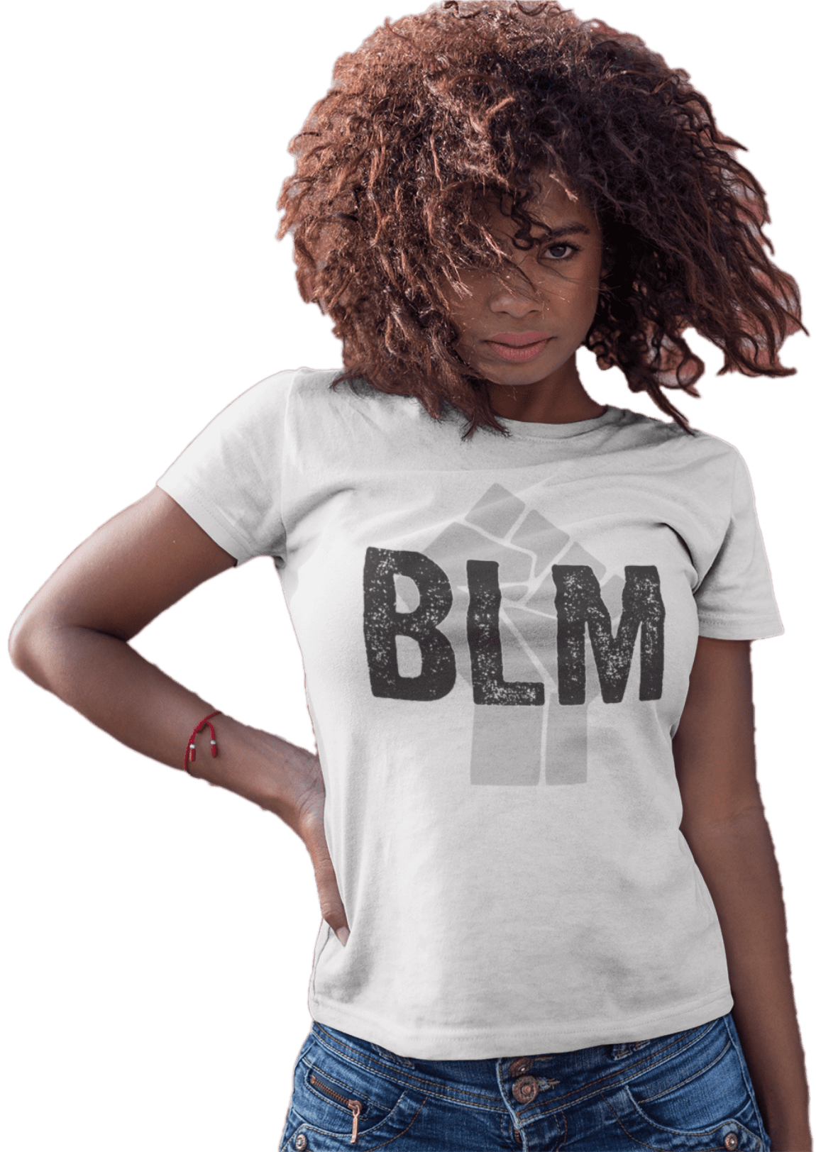 Womens Fist BLM Black Lives Matter 