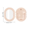 thumbnail image 2 of 1 Pc Espejo Cosmético de Escritorio Conveniente para Mujeres para Viajes de Negocios Salón de Belleza Espejo de Plástico y Vidrio Rosa, 2 of 3