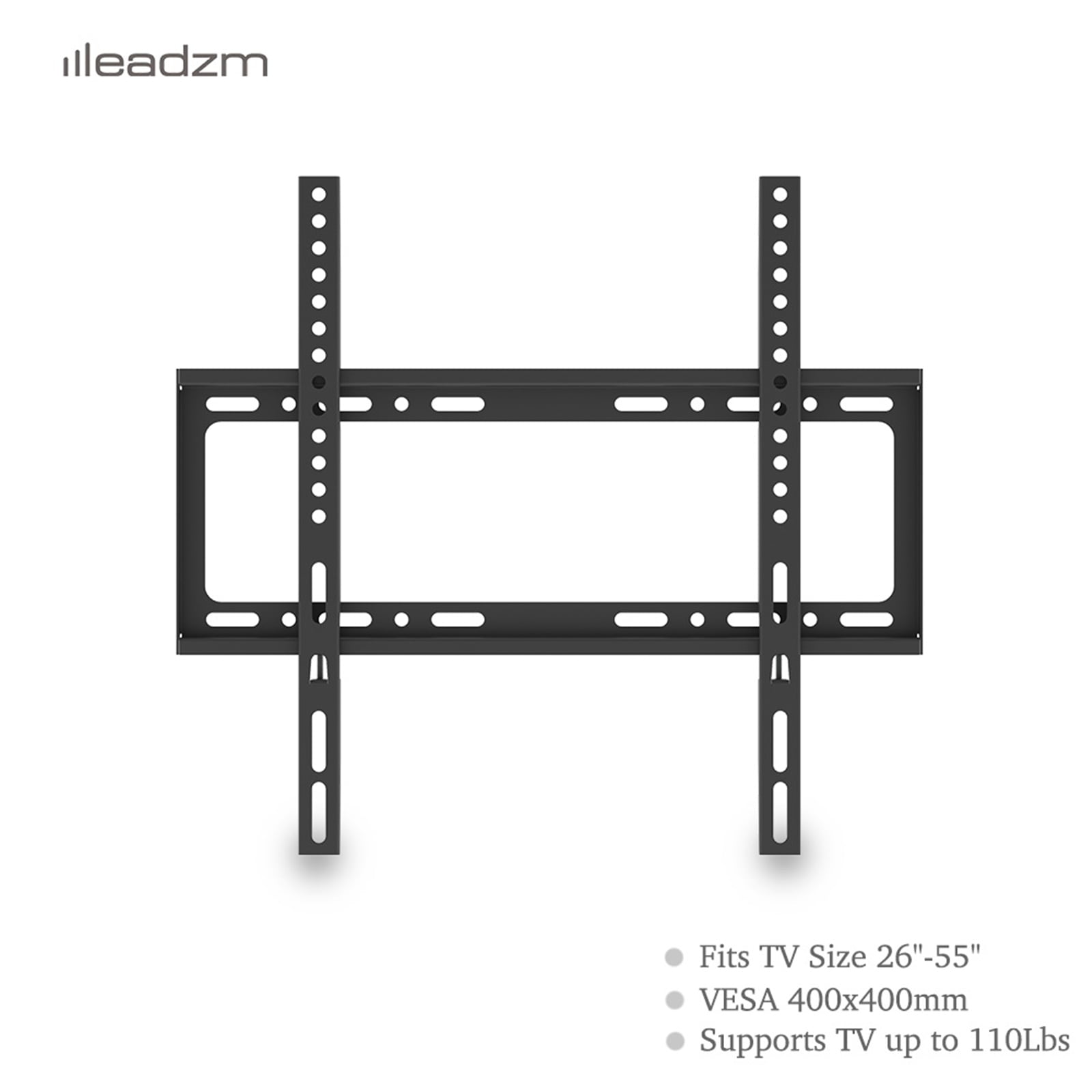 26-55" TV Stand Wall Mount Bracket TV Mount Load Capacity 50kg with Sprit Bubble 
