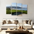 thumbnail image 2 of Elephant Stock Monterey Ca Golf Course Wall Art - Horizontal Multi Panel Canvas - Living Room Wall Decor - Sports Multi Panel - Blue And Green Decor - 84" x 54", 2 of 8
