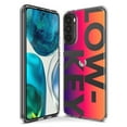 thumbnail image 3 of MUNDAZE LG Stylo 6 Shockproof Clear Hybrid Protective Phone Case Purple Pink Orange Clear Funny Text Quote Low Key Cover, 3 of 6