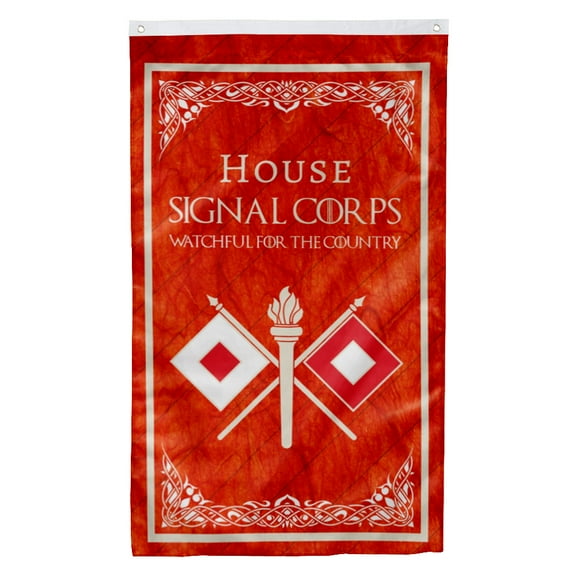 Cayyon House Signal Flag 3x5Feet Military Banner with 2 Brass Grommets