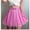 Pink, variant on Lnzyyephy Women Lace Skirt, High-Waist Half-Dress, Slimming Spring Fall Pleated Tummy Control Solid Color Skirt