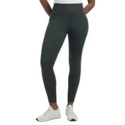 Danskin Women's Brushed Satin Stitch 7/8 Legging (US, Alpha, Medium, Regular, Regular, Evergreen (Green))