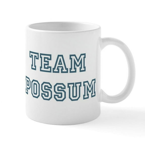 CafePress - Team Possum Mug - 11 oz Ceramic Mug - Novelty Coffee Tea Cup