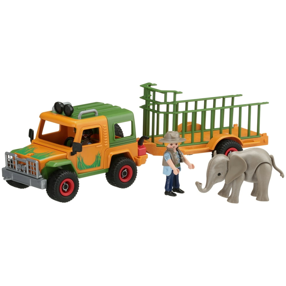 PLAYMOBIL Ranger's Truck with Elephant