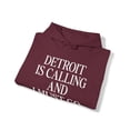 thumbnail image 4 of Detroit Moving Away Housewarming Hoodie, Gifts, Hooded Sweatshirt, 4 of 4