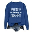 thumbnail image 1 of WEAIXIMIUNG Sweat-Shirt Surdimensionné pour Femmes Mode Décontractée Couleur Unie Manches Longues Imprimé Lettre Col Rond Hoodie, 1 of 4