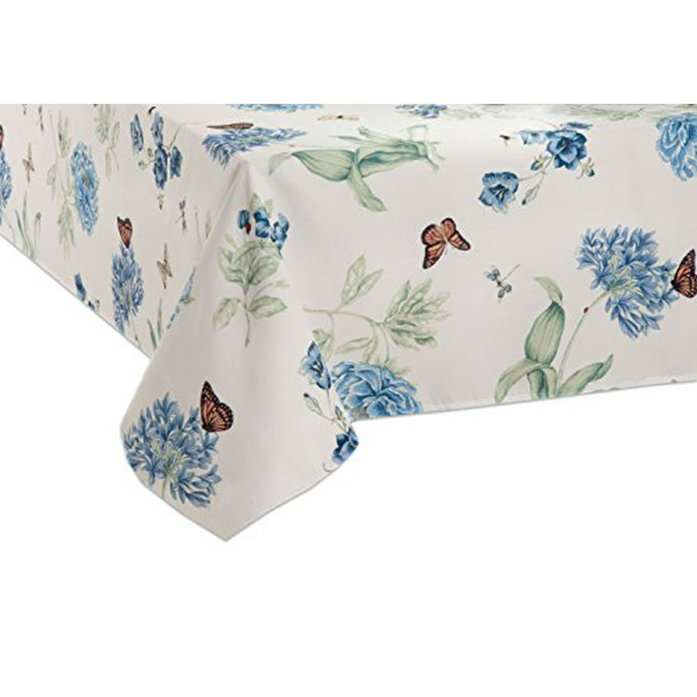 Lenox Butterfly Meadow Blue Oblong Tablecloth