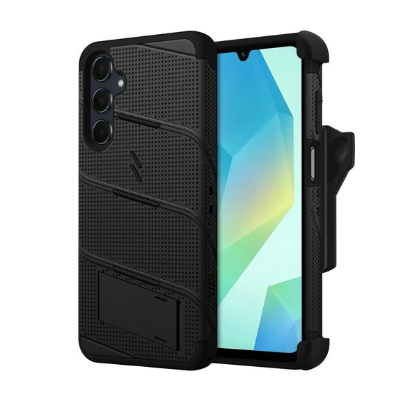 ZIZO BOLT Bundle Galaxy A16 5G Case with Tempered Glass, Black