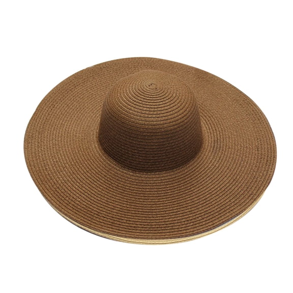 Hats Wide Brim Sun Hats For Women UV Protection Summer For Wide Bongrace Straw Beach Little Foldable Ladies Brown