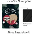 thumbnail image 4 of GZHJMY Garden Flag Double Sided Sloth Red Christmas Ball, Fade Resistant Yard Flag Durable Banner Indoor Outdoor Home Decor 28x40 Inch Yard Flags, 4 of 7