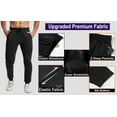 thumbnail image 3 of ASUDESIRE 3 Pack Men's Athletic Pants Sweatpants Workout Jogger with Pockets for Running Jogging Hiking Upgraded Premium Fabric, 3 of 5
