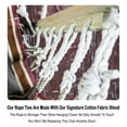 thumbnail image 5 of Backyard Expressions Hanging Hammock Chair - Spice Stripes - Polyester/Cotton, 5 of 6